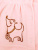Комплект с капюшоном "Велюр" кофточка и штанишки - Размер 74 - Цвет розовый - Картинка #3