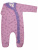 Комбинезон "Лавандовая поляна" с зайчиками - Размер 68 - Цвет фиолетовый - Картинка #2