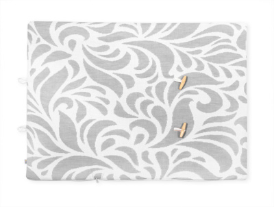 Конверт-одеяло с шапочкой "Миндаль" - Размер 70х35 - Цвет дымчато-серый - Картинка #2